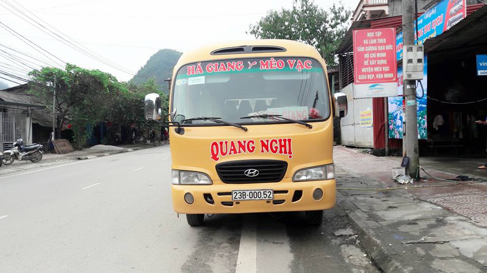Nhà xe Quang Nghị chuyên tuyến Hà Giang – Mèo Vạc – Đồng Văn