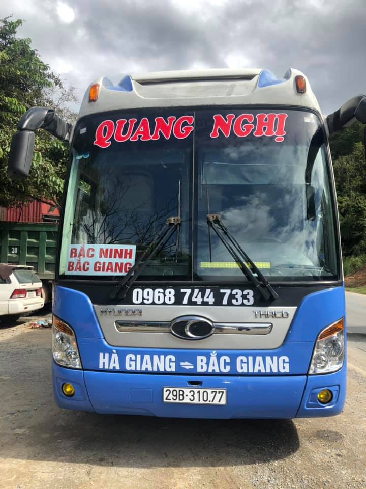 Nhà xe Quang Nghị khai trương tuyến mới Hà Giang đi Bắc Giang